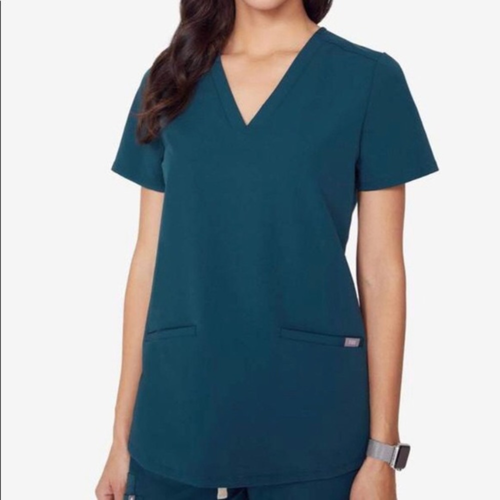 Figs casma top carribean blue XXS